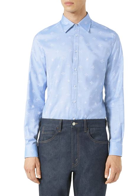 Oxford bee jacquard duke shirt 